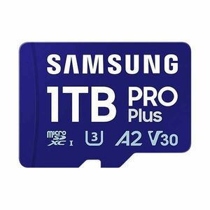 Samsung MicroSD kártya - 1TB MB-MD1T0SA/EU (PRO PLUS, microSDXC, UHS-I, R180/W130, adapter, 1TB) kép