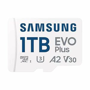 Samsung MicroSD kártya - 1TB MB-MC1T0SA/EU (EVO PLUS, microSDXC, UHS-I, R160, adapter, 1TB) kép