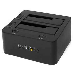 StarTech.com SDOCK2U33 dokkoló állomás tárolóegységhez USB 3.2 Gen 1 (3.1 Gen 1) Type-B Fekete kép