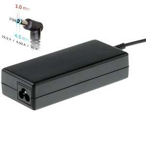 Akyga notebook power adapter AK-ND-26 19.5V/4.62A 90W 4.5x3.0 mm + pin HP áramátalakító és inverter Beltéri Fekete kép