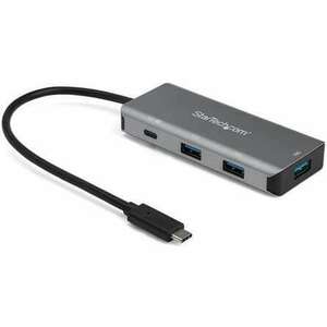 StarTech.com HB31C3A1CPD3 hálózati csatlakozó USB 3.2 Gen 2 (3.1 Gen 2) Type-C 10000 Mbit/s Fekete, Szürke kép