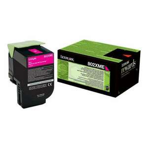 Lexmark 802XME extra nagy kapacitású festékkazetta magenta (4k) (80C2XME) (80C2XME) kép