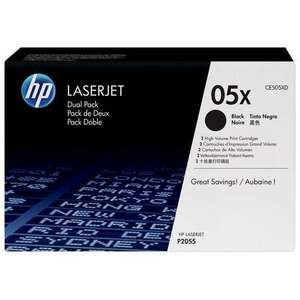 HP CE505XD fekete toner duo pack (CE505XD) kép