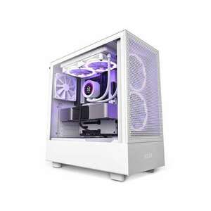 NZXT H5 Flow Fehér (Táp nélküli) ablakos ATX ház kép