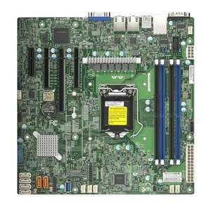 Supermicro X12STL-F-B Bulk Intel C252 LGA 1200 (Socket H5) Micro ATX kép