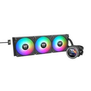 Thermaltake CL-W417-PL14SW-A számítógépes hűtőrendszer Számítógép ház, Processzor Minden az egyben folyadékhűtés 14 cm Fekete 1 db kép