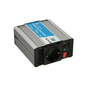 Extralink CAR VOLTAGE CONVERTER 12V - 230V, 300W, MODIFIED SINUS OPIM-300W áramátalakító és inverter Automatikus Fémes kép