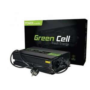 Green Cell INV07 áramátalakító és inverter Automatikus 300 W Fekete kép