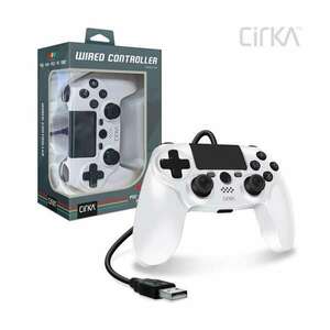 Cirka M07527-WH NuForce PS4/PC/Mac fehér vezetékes kontroller kép