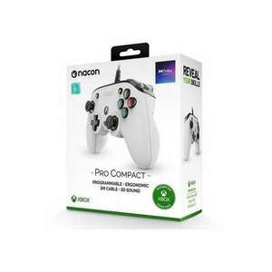 BigBen Nacon Pro Compact Xbox Series fehér kontroller kép