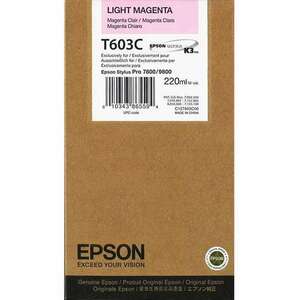 Epson T603C tintapatron 1 dB Eredeti Világos magenta (C13T603C00) kép