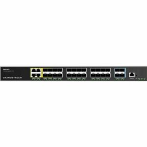 Grandstream GWN7831, 28 portos, SFP+, Ethernet (10/100/1000), Menedzselt, Szürke, Hálózati kapcsoló kép