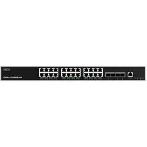 Grandstream GWN7813, 24 portos, PoE/PoE+, Gigabit Ethernet (10/100/1000), Menedzselt, Szürke, Hálózati kapcsoló kép