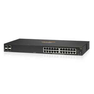 Aruba 6000 24G 4SFP Vezérelt L3 Gigabit Ethernet (10/100/1000) 1U kép