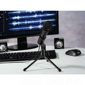 Hama MIC-P35 Allround Microphone for PC and Notebook Black kép