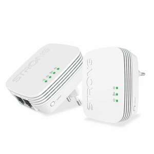 Strong Powerline 600 Duo Wi-Fi Mini Powerline Adapter KIT (2db/csomag) (POWERLWF600DUOMINI) kép