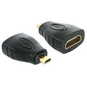 DeLock Adapter High Speed HDMI - micro D male > A female kép