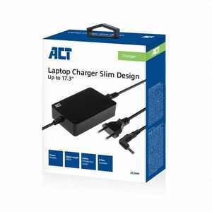 ACT AC2060 Slim size laptop charger 90W Black kép