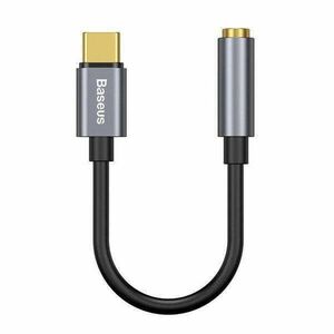 Baseus L54 USB-C - Mini Jack 3, 5 mm Audioadapter 0, 9m Grey kép