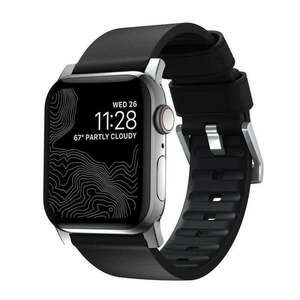 Nomad Active Strap Pro Black, silver - Apple Watch Ultra 49mm 8/7 45mm/6/SE/5/4 44mm/3/2/1 42mm kép