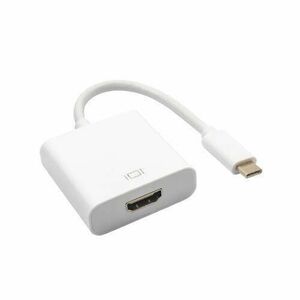 Akyga AK-AD-53 USB Type-C - HDMI adapter White kép