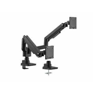 EQuip 17"-35" Heavy-Duty Dual Monitor Desk Mount Bracket Black kép