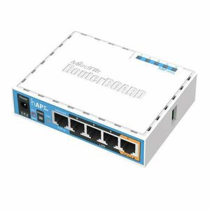 MikroTik hAP ac lite RB952Ui-5ac2nD L4 64Mb 5x FE LAN Dual-band Vezeték nélküli Router kép