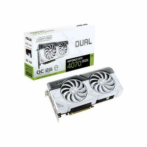 ASUS GeForce RTX 4070 SUPER 12GB Dual White OC Edition videokártya (DUAL-RTX4070S-O12G-WHITE) kép