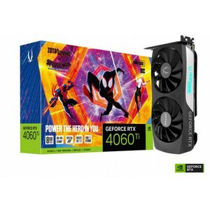 Zotac GAMING GeForce RTX 4060 Ti Twin Edge OC Spiderman nVidia 8GB GDDR6 128bit PCIe videókártya kép