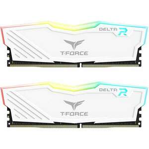 Team Group 16GB /3200 Delta RGB DDR4 RAM KIT (2x8GB) - Fehér (TF4D416G3200HC16FDC01) kép