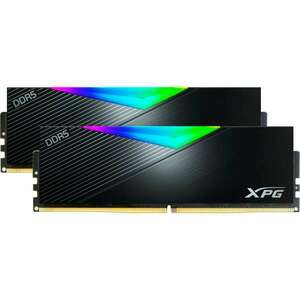 Adata 32GB / 8000 XPG Lancer RGB Black DDR5 RAM KIT (2x16GB) (AX5U8000C3816G-DCLARBK) kép