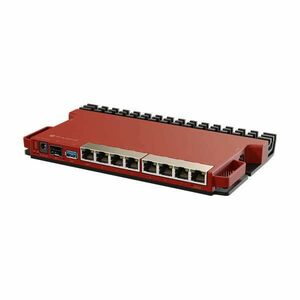 MIKROTIK Vezetékes Router 8x1000Mbps + 1x2500Mbps SFP, 1xUSB3.0, Menedzselhető, Rackes - L009UiGS-RM kép