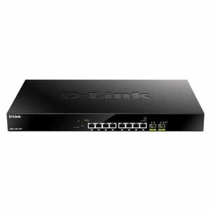 D-LINK Switch 8x2.5Gbps(8xPOE) + 2xGigabit SFP+, Menedzselhető, DMS-1100-10TP kép