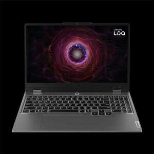 LENOVO LOQ Gaming 15ARP9, 15.6" FHD, AMD Ryzen 7 7435HS, 16GB, 1TB SSD, nV RTX 4050 6GB, NoOS, Luna Grey kép