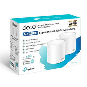 TP-Link DECO X50 AX3000 Whole Home Mesh Wi-Fi 6 802.11ax vezeték nélküli rendszer (2db-os) (DECO X50(2-PACK)) kép