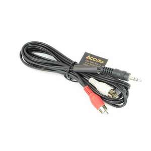 Accura Premium JACK - RCA kábel 2.5m (3.5mm jack apa - RCA apa) (ACC2055) kép