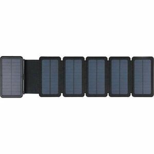 Sandberg Akkubank - Solar 6-Panel Powerbank 20000 (napelemes; kültéri; IPX4 cseppálló; LED lámpa; 2xUSB-A+USB-C) kép