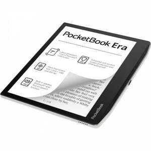 POCKETBOOK e-Reader - PB700 ERA ezüst (7"E Ink Carta1200, Cpu: 1GHz, 16GB, 1700mAh, wifi, B, USB-C, kép megvilágítás) kép