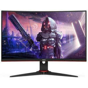 AOC Ívelt Gaming 165Hz VA monitor 23.6" C24G2AE/BK, 1920x1080, 16: 9, 250cd/m2, 1ms, 2xHDMI/DisplayPort/VGA, hangszóró kép