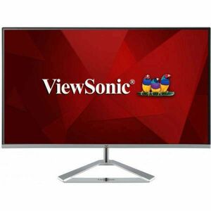 ViewSonic Monitor 23, 8" - VX2476-SMH (IPS, 16: 9, 1920x1080, 4ms, 250cd/m2, 2xHDMI, VGA, VESA, SPK, ezüst, káva nélk.) kép