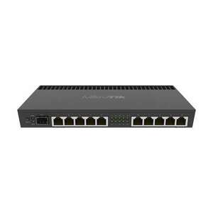 Router 10 x Gigabit, 1 x SFP+ 10 Gbps, 1 x PoE, RouterOS L5, 1U - Mikrotik kép