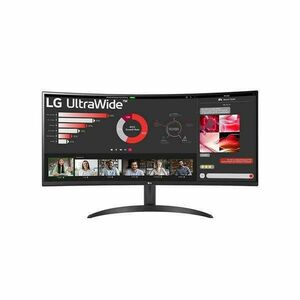 LG Ívelt VA monitor 34" 34WR50QC, 3440x1440, 21: 9, 300cd/m2, 5ms, 2xHDMI/DisplayPort kép