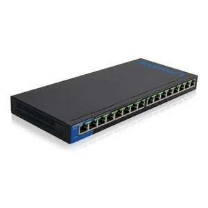 LINKSYS PoE Switch LGS116P Gigabit 16 port (LGS116P-EU) kép