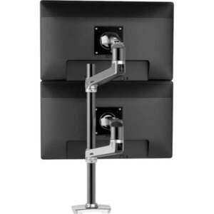 Ergotron LX Dual Stacking Arm Tall Pole 21"-40" LCD TV/Monitor tartó Asztali kar - Ezüst (2 kijelző) kép