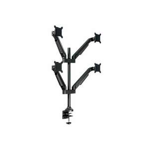 MULTIBRACKETS 4 karos asztali konzol, M VESA Gas Lift Arm Quad Black (15-32", max.VESA: 100x100 mm, 10 kg) kép