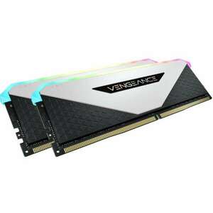 32GB 3200MHz DDR4 RAM Corsair Vengeance RGB RT White CL16 (2x16GB) (CMN32GX4M2Z3200C16W) kép