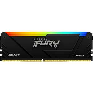 Kingston FURY Beast, RGB, 32 GB (2 x 16 GB), DDR4, 3200Mhz, CL 16, 1.2V, memóriamodul kép