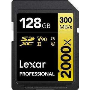 Lexar 2000x 128 GB SDHC Class 10 memóriakártya kép