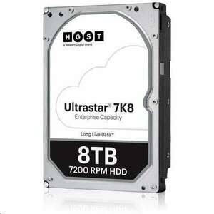 8TB Western Digital Ultrastar DC HC320 3.5" SATA szerver winchester (0B36404/HUS728T8TALE6L4) kép