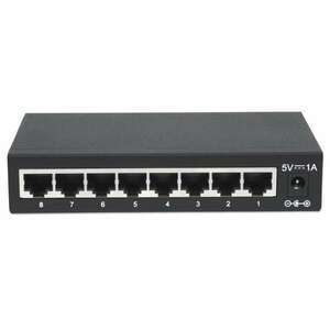 Intellinet 530347 Gigabit Ethernet (10/100/1000) Fekete switch kép